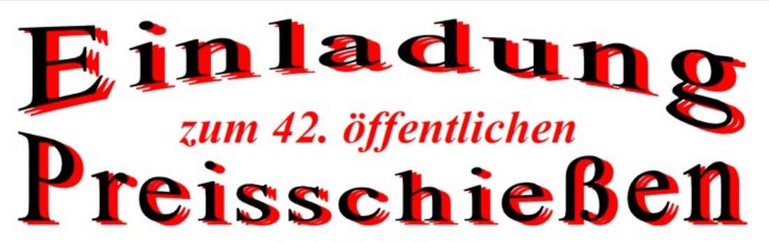 Einladung Preisschießen 2026