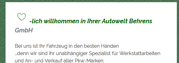 Autowelt Behrens